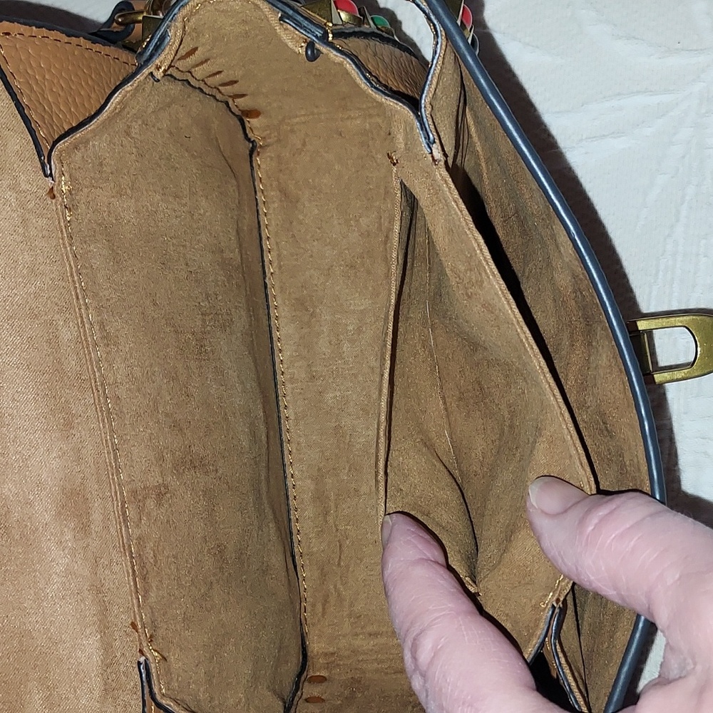 Leather Crossbody Bag - Picture 11 of 14